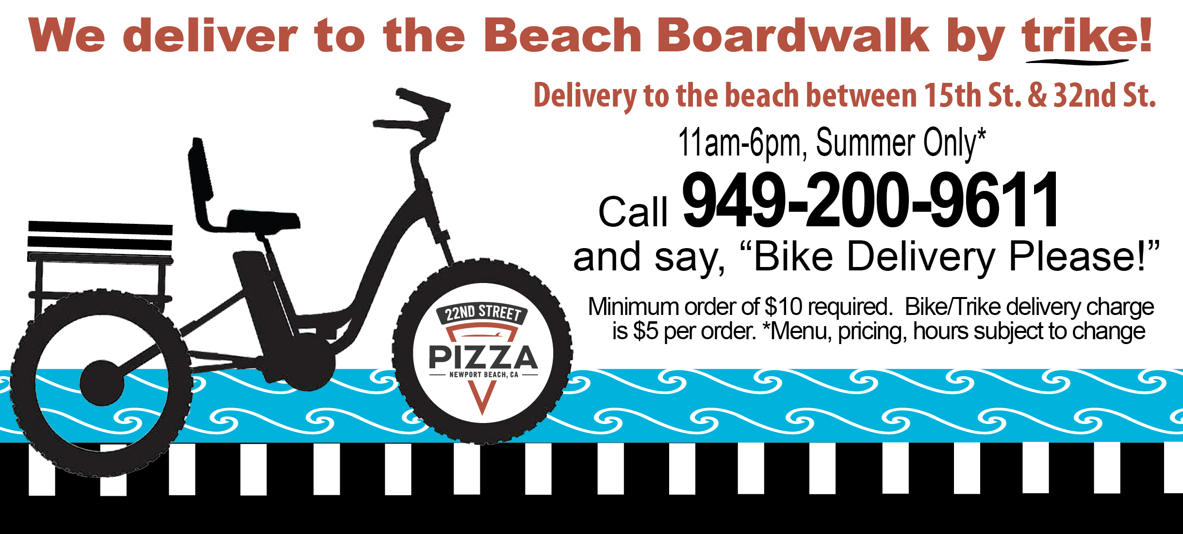 beach delivery info