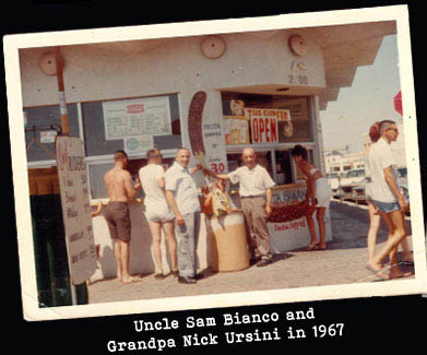 Uncle Sam Bianco and Grandpa Nick Ursini in 1967